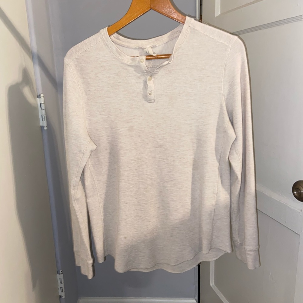 Light tan Henley shirt